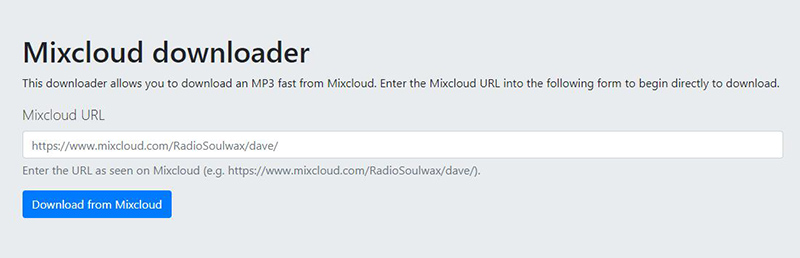 How to Download from Mixcloud Online without Installing Any Software