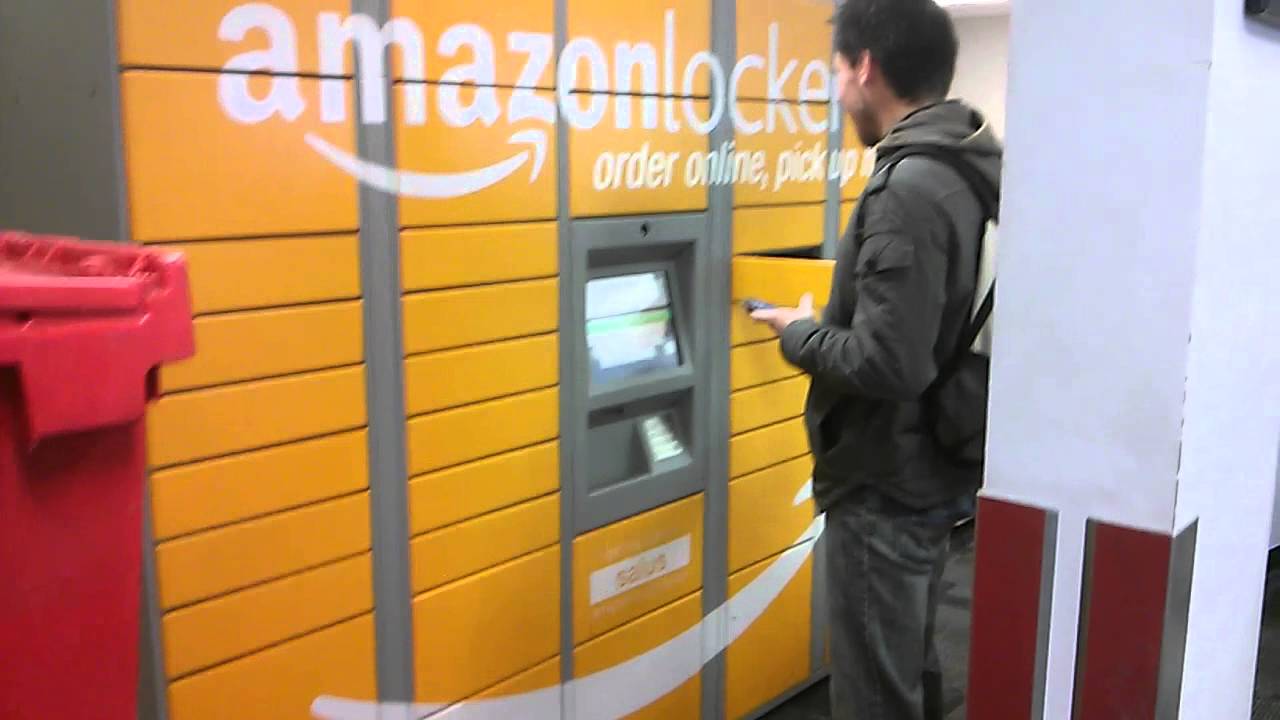 Amazon Locker package pickup YouTube