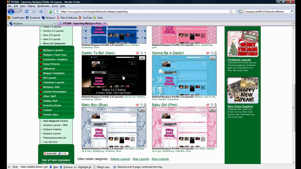 Part 3 of 7  Working With MySpace Profile 20  YouTube