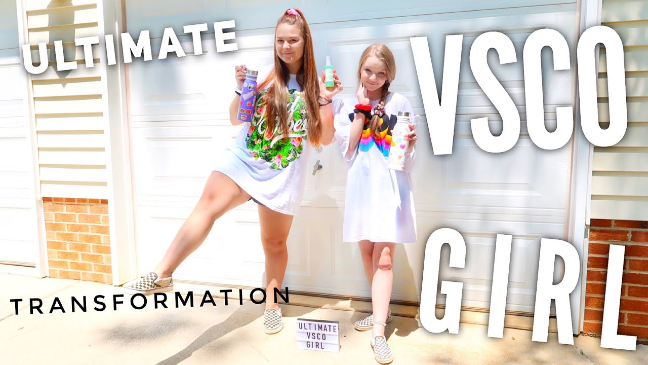 Becoming the ULTIMATE VSCO GIRL Transformation On A Budget  Family 5 