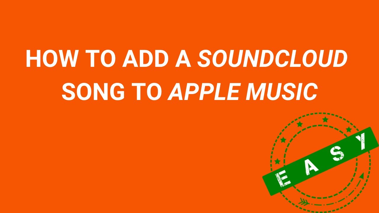 How to add a SoundCloud Song to Apple Music  YouTube