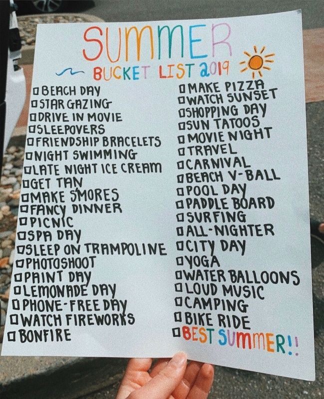 VSCO  hschiciano  Summer fun list Summer bucket Ultimate summer 