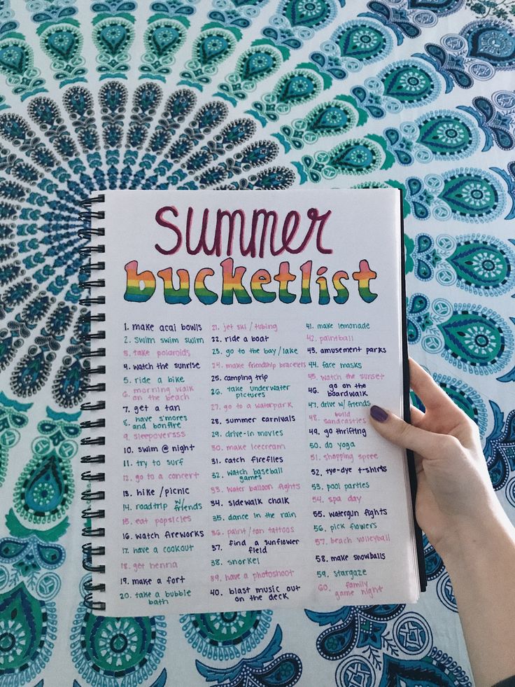 How to Make a VSCO Summer Bucket List
