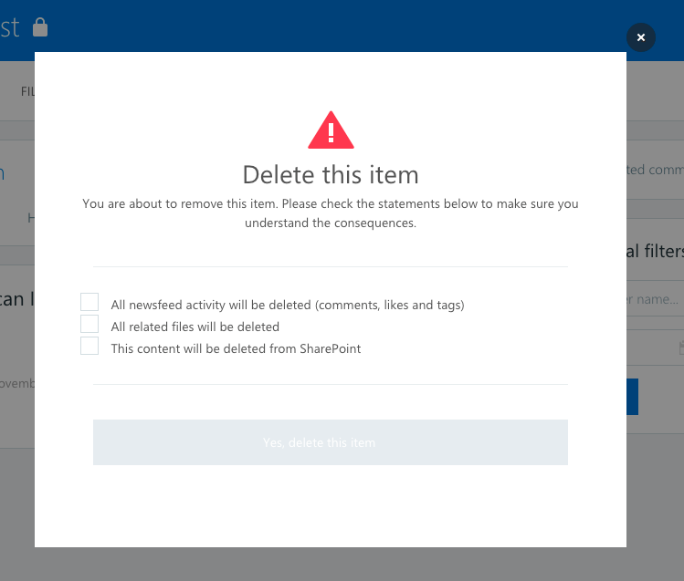 Delete and Hide Content  User Manual