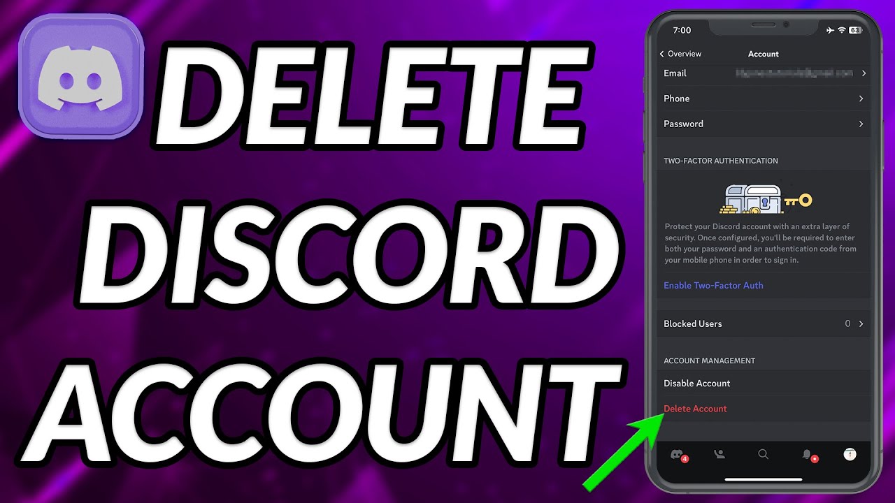 How To Delete Discord Account Permanently  YouTube