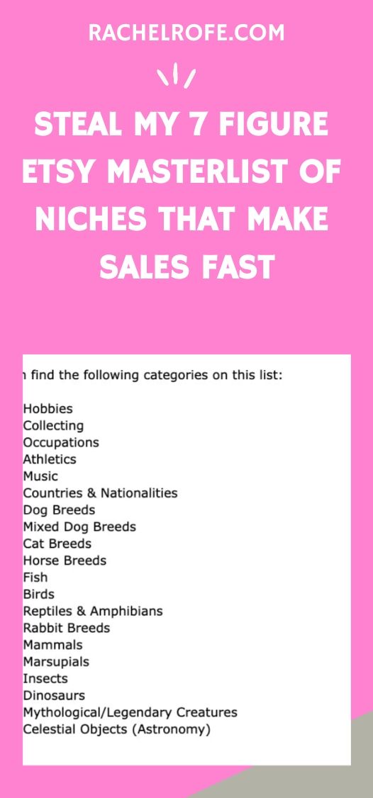 STEAL MY 7 FIGURE ETSY MASTERLIST OF NICHES THAT MAKE SALES FAST 