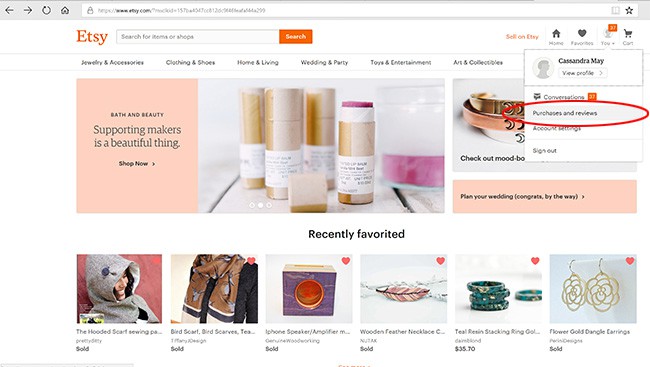 How to Download Files from Etsy Little Red Window