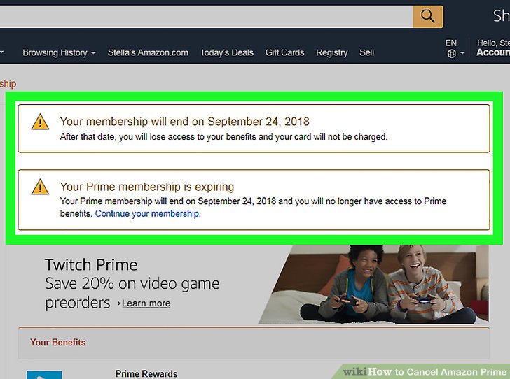 How to Cancel Amazon Prime 15 Steps with Pictures  wikiHow