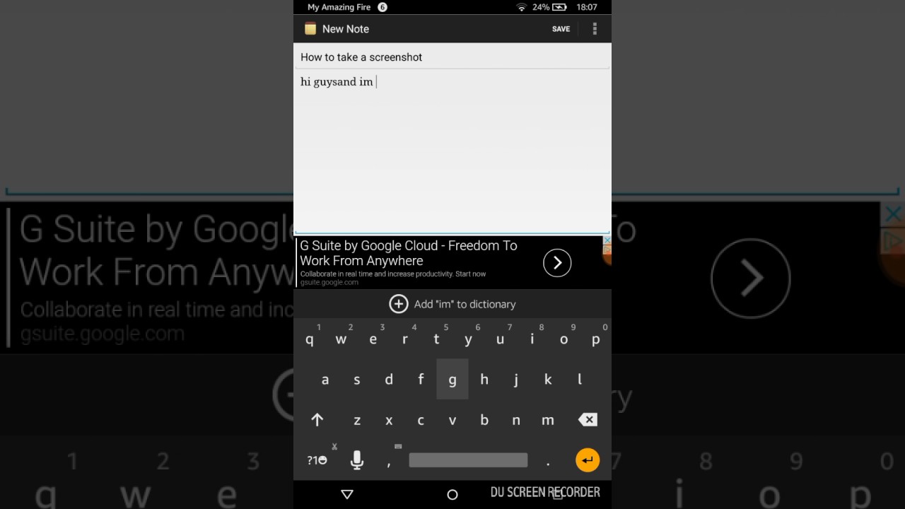 How To Take A Screenshot Super Easy Amazon Fire  YouTube