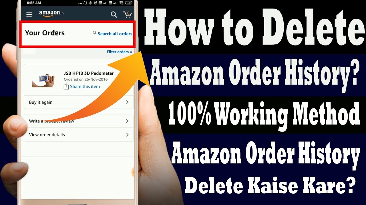 Amazon Order History Delete Kaise Kare How to Delete Amazon Order 