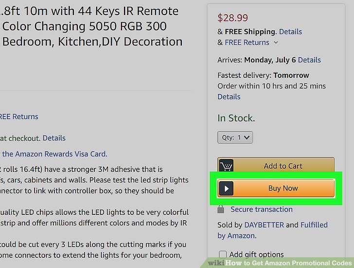 How to Get Amazon Promotional Codes with Pictures  wikiHow