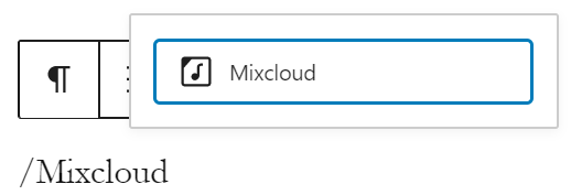 MixCloud embed  Documentation  WordPressorg
