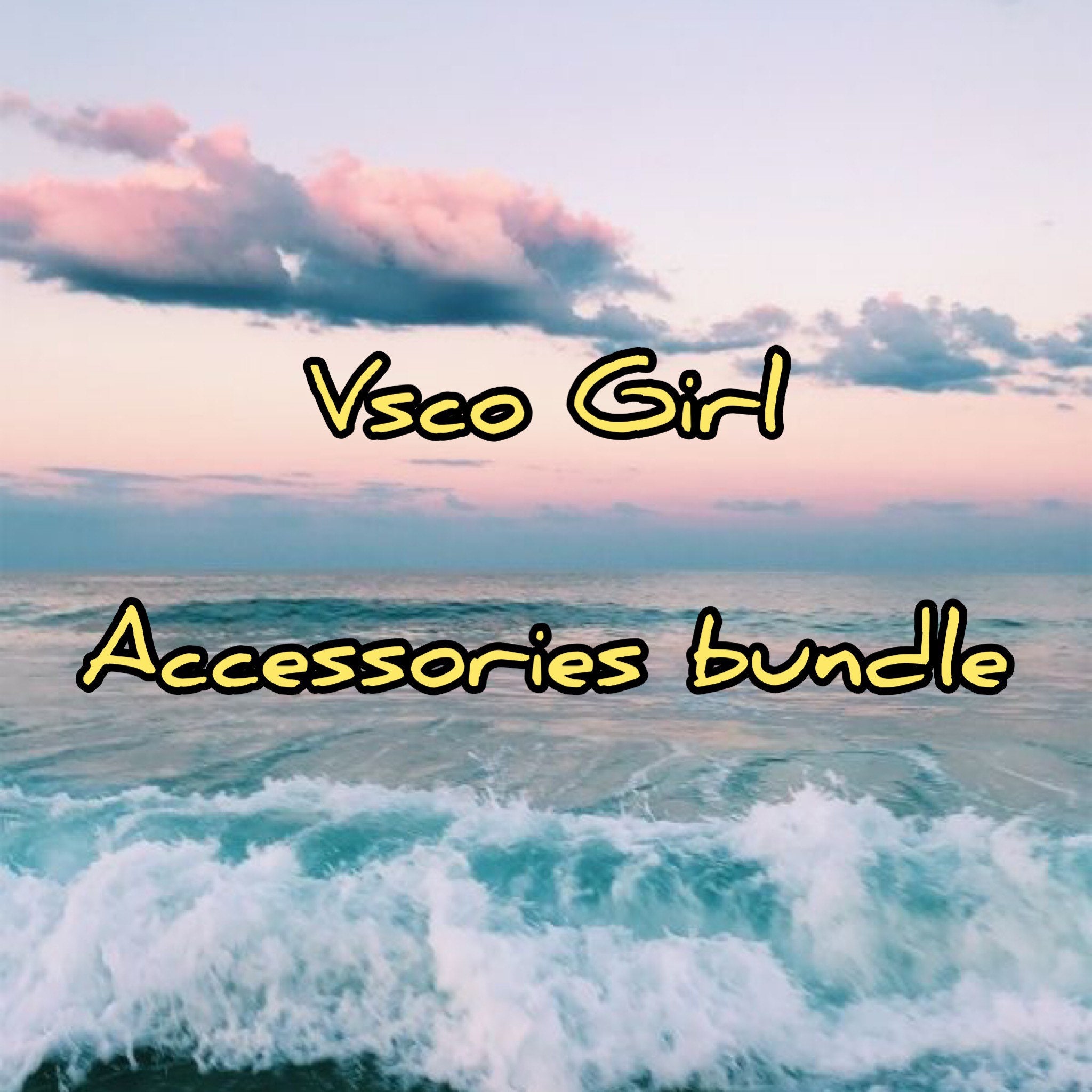 Vsco Girl Accessories Bundle  Etsy Australia