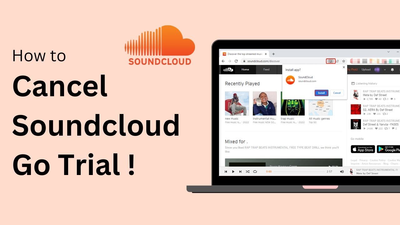 How To Cancel Soundcloud Go Trial  Stop Soundcloud Go   YouTube