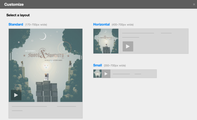 Bandcamp  WordPresscom Support