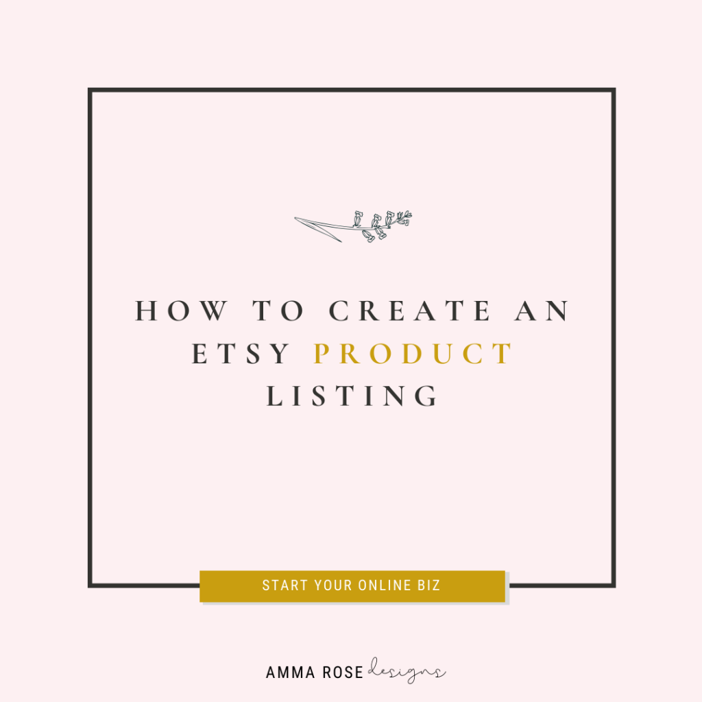 Complete Tutorial on How to Create an Etsy Product Listing