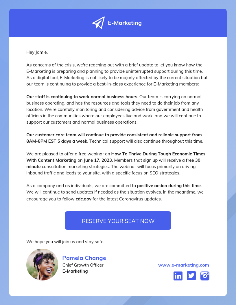 Engaging Email Newsletter Templates and Design Tips Venngage
