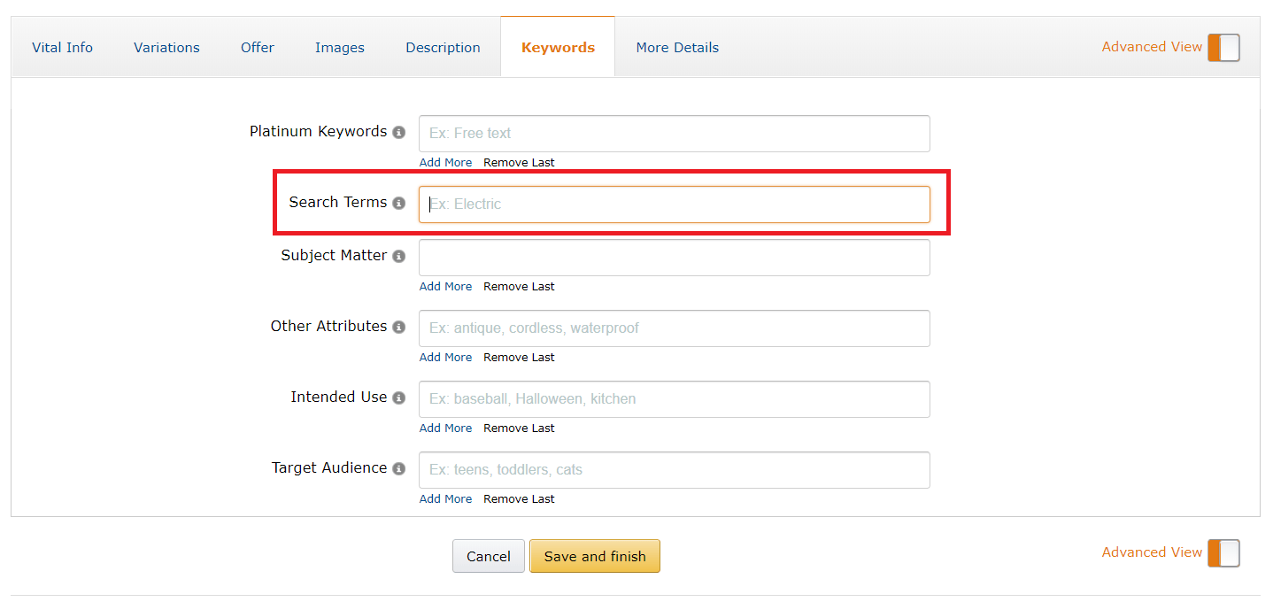 Amazon Search Terms Optimization Keywords Tips SageMailer
