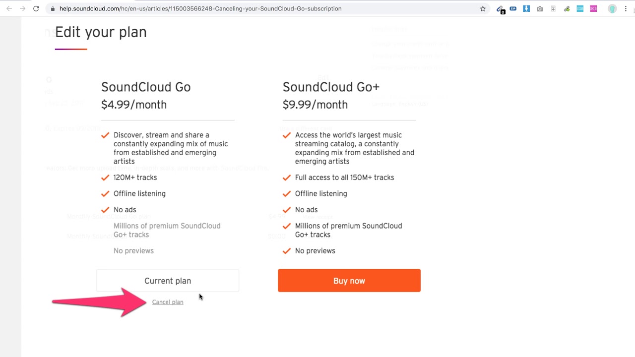 How to CANCEL SOUNDCLOUD GO  YouTube