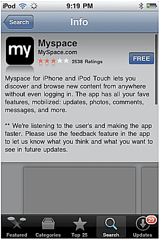How to Download Myspace for iPhone and iPod Touch