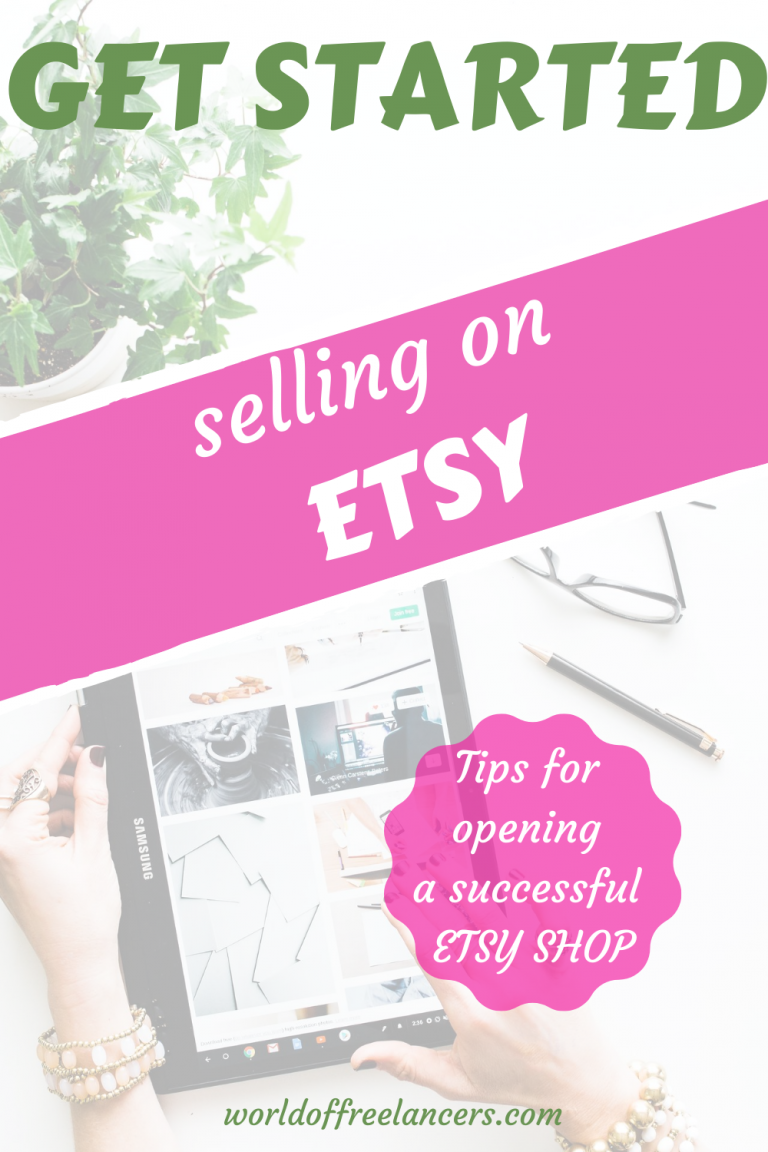 How to Sell on Etsy as a Total Beginner World of Freelancers