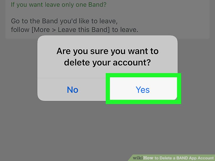 Simple Ways to Delete a BAND App Account 11 Steps with Pictures