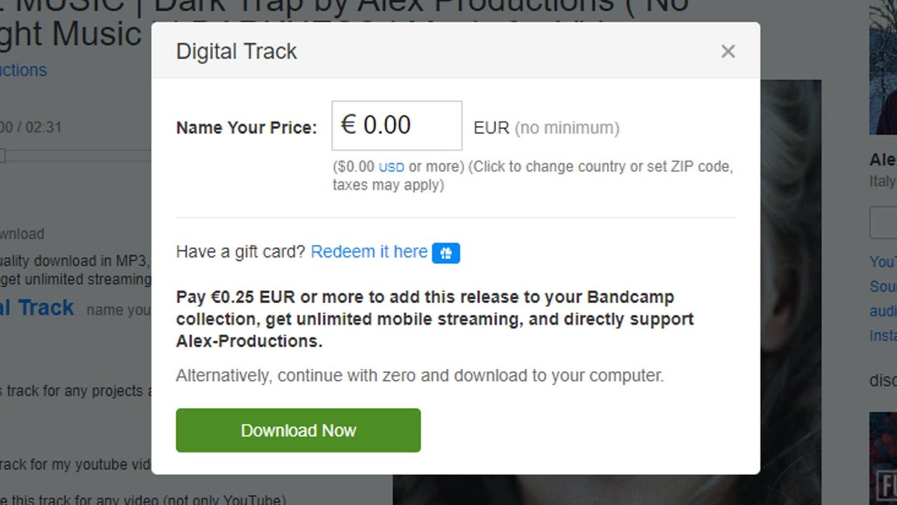 How To Download Free Music from Bandcamp Link  YouTube
