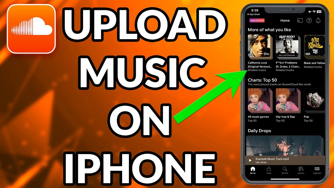 How to Upload Music on SoundCloud App