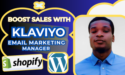 I will set up Klaviyo email marketing or SMS flows and manage Klaviyo to boost Shopify sales