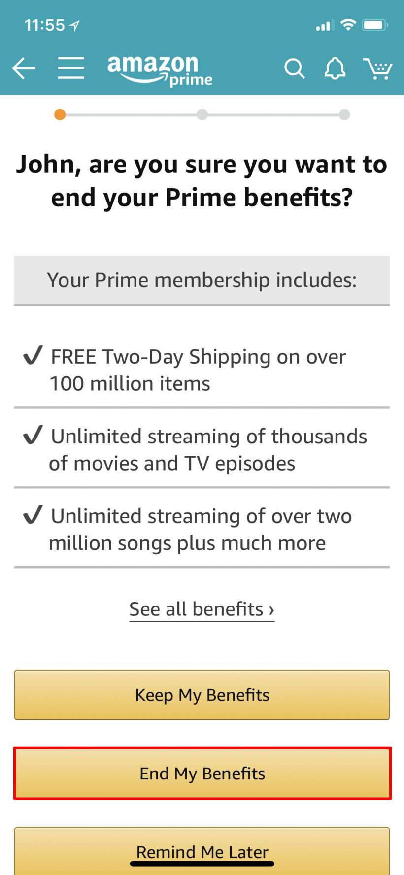 How to cancel your Amazon Prime membership on iPhone  The iPhone FAQ