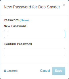 Reset a users password PureCloud Resource Center