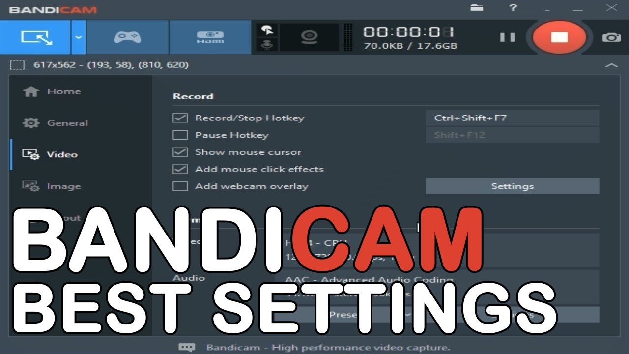 Best BANDICAM Settings Minimal FPS Hit  YouTube