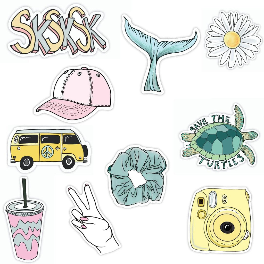 VSCO girl sticker 10 pack  Big Moods