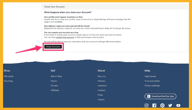 How to Close An Etsy Shop  Delete Etsy Account Full Guide