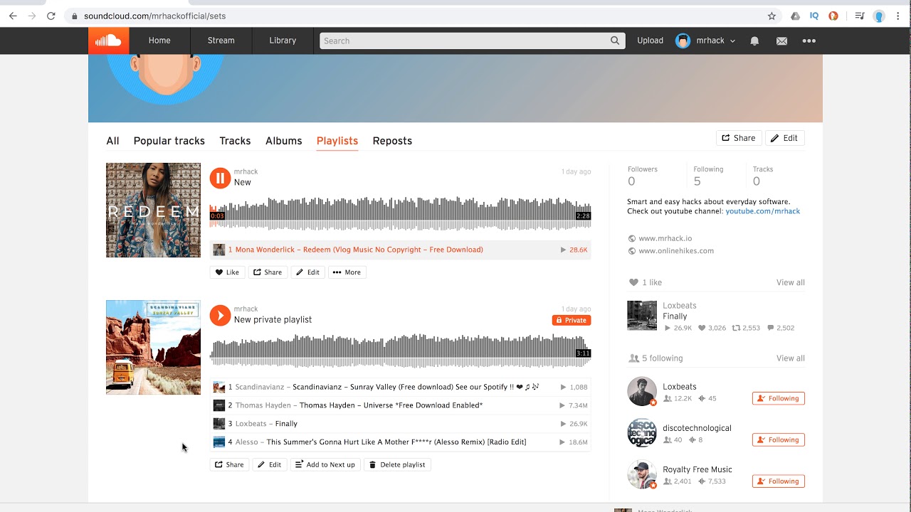 HOW TO REPEAT a SONG OR PLAYLIST on SOUNDCLOUD  YouTube