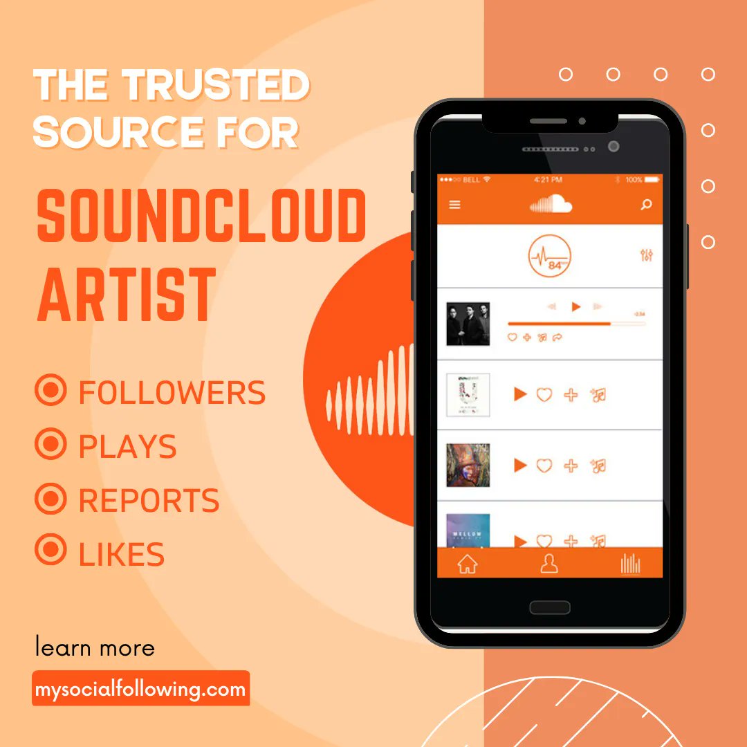 My Social Following on Twitter Looking to promote your music and grow