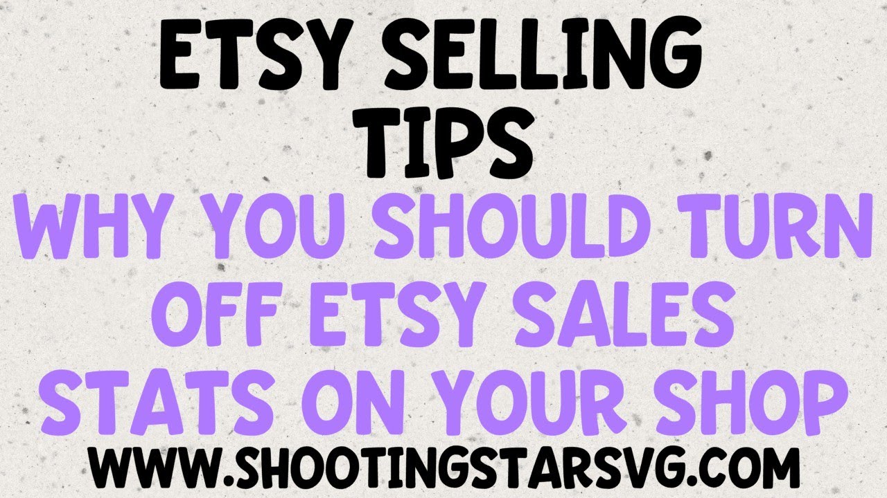 How to Hide Sales on Etsy