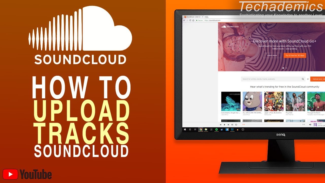 How To Upload a Song On SoundCloud  Upload To SoundCloud on Computer 
