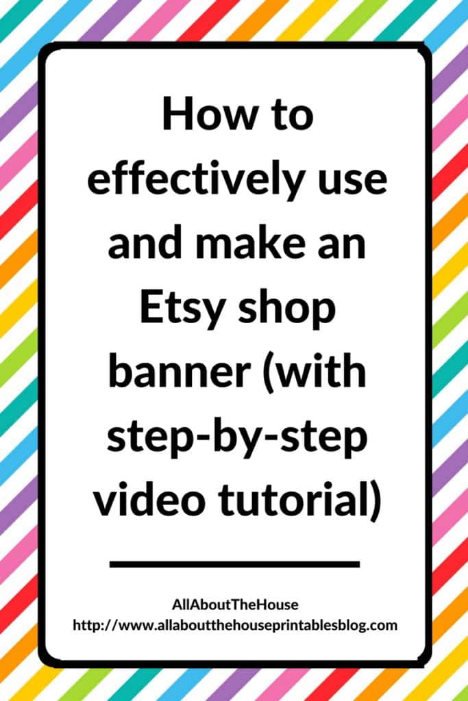How to Change Your Etsy Banner Effectively