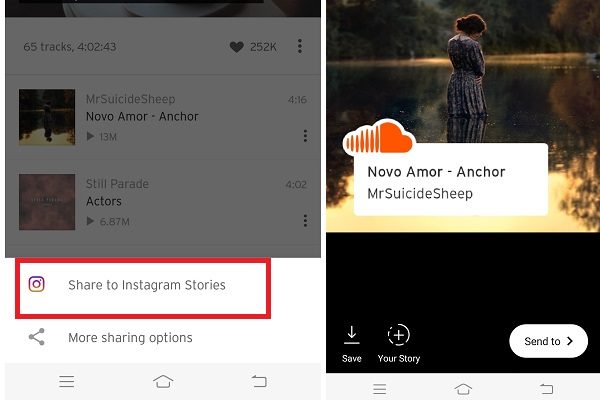 How to Post SoundCloud Songs to Instagram Stories