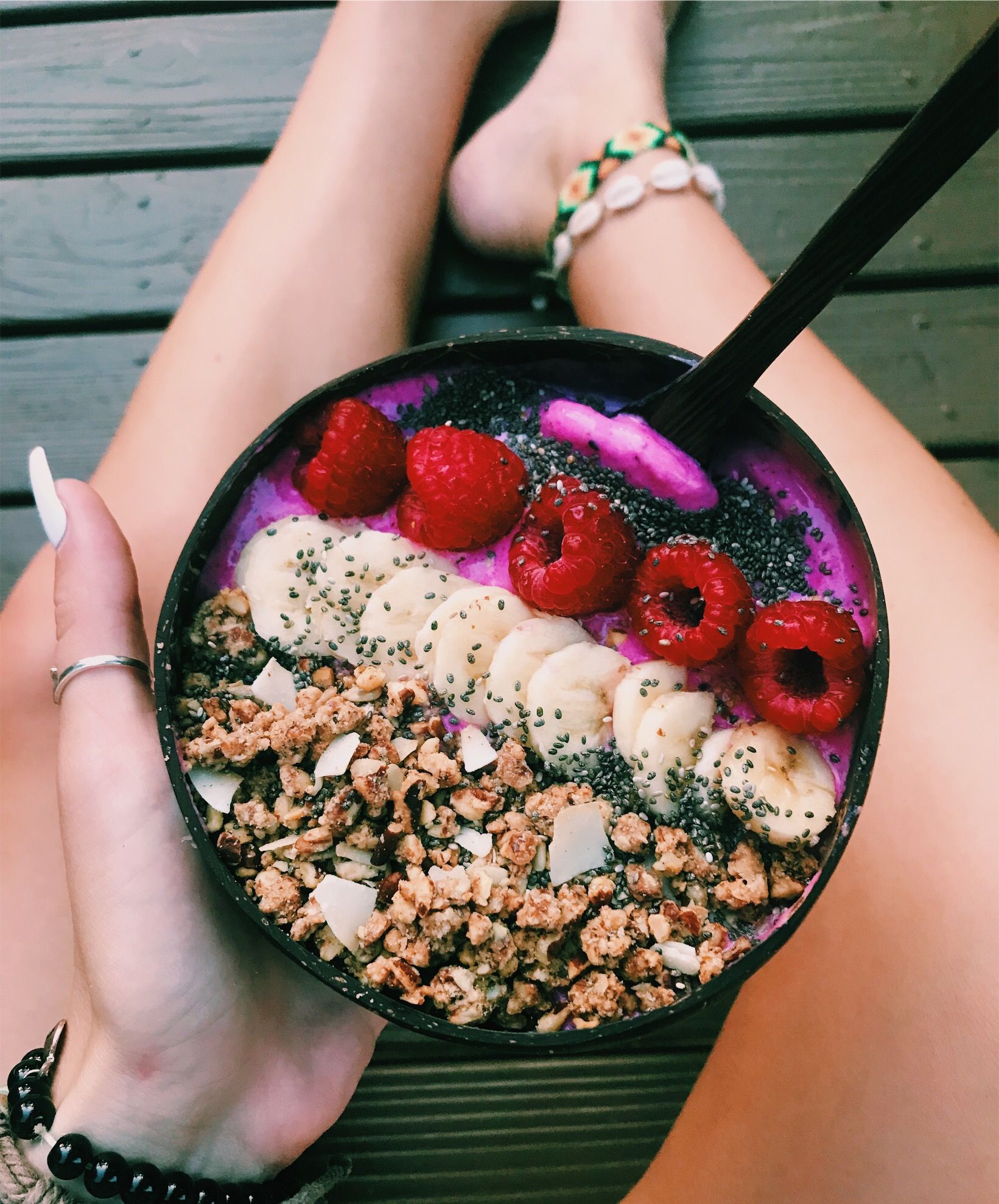 VSCO  bekahxx  Food Aesthetic food Protien smoothies recipes