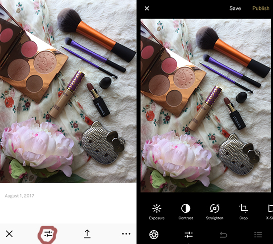 How to edit phone blog photos using VSCO  Floraful