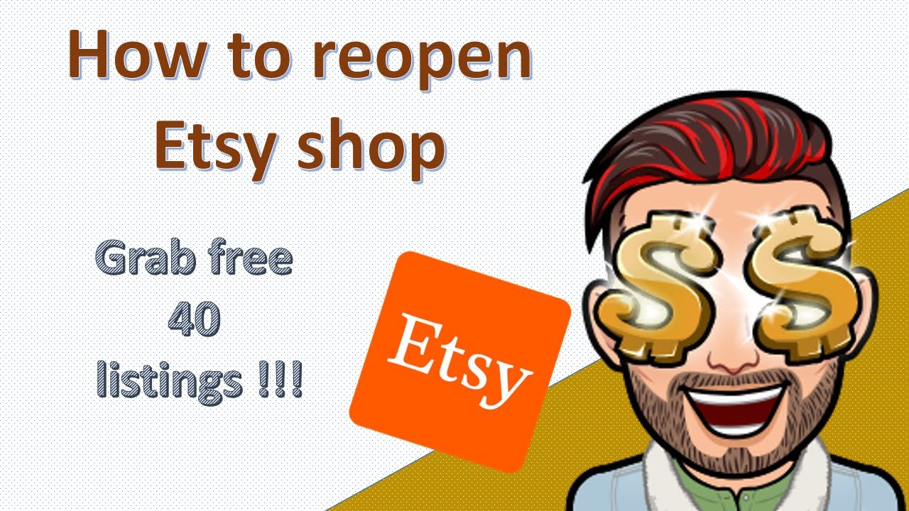 How to reopen Etsy shop 2021  YouTube