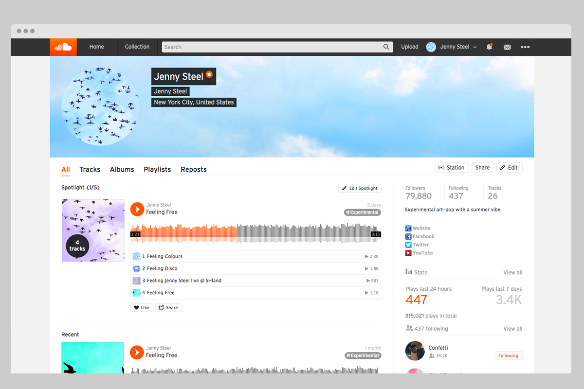 SoundCloud Creator Guide Instagram follower free Profile The creator