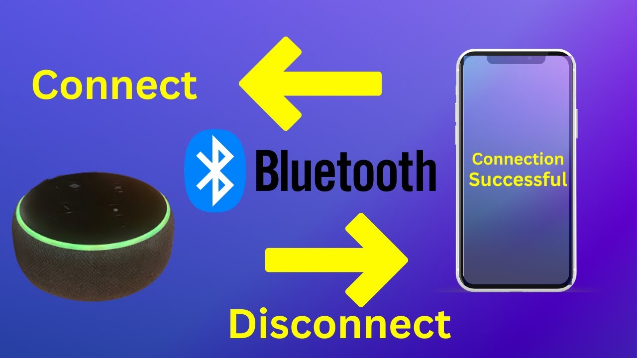 How to connect your echo dot Alexa to iPhone via Bluetooth  YouTube