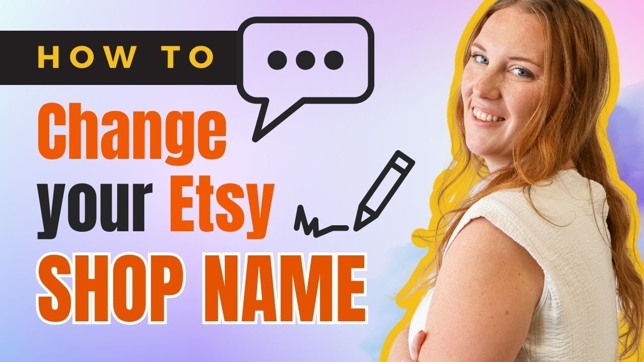 How to Change Your Etsy Shop Name  YouTube