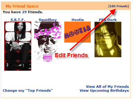 How to Delete Friends from MySpace  Jake Ludingtons Digital Lifestyle