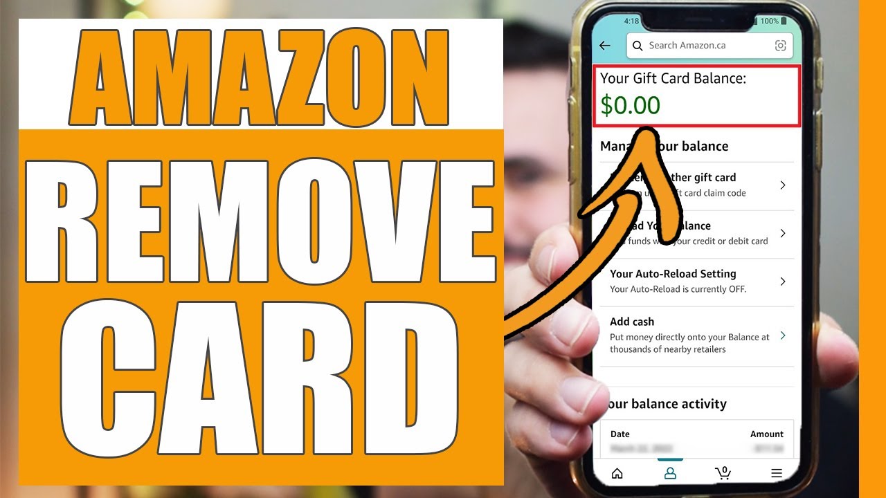 How to Remove Your Card from Amazon  YouTube