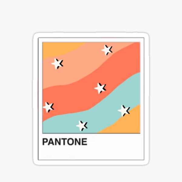 Vsco Aesthetic Pantone Sticker by velveticableue  Redbubble