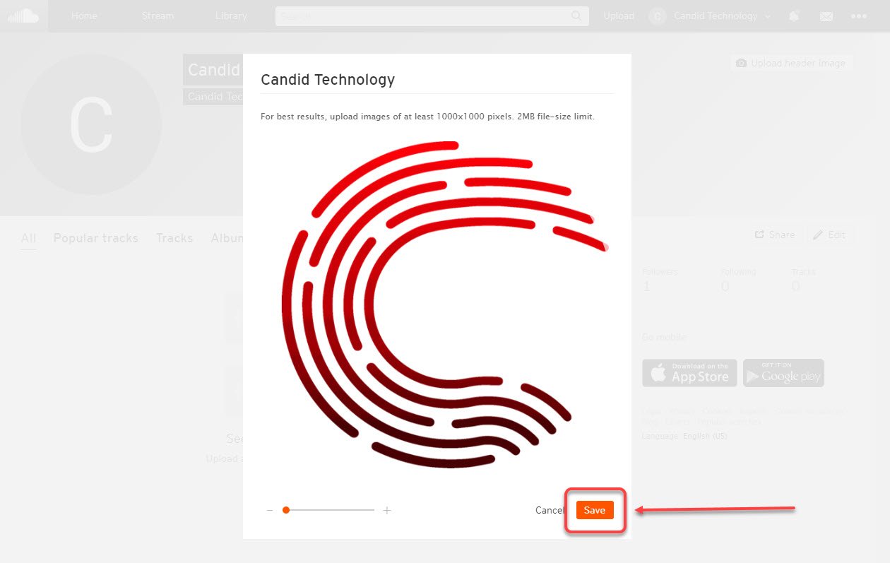 How to change the profile picture on SoundCloud